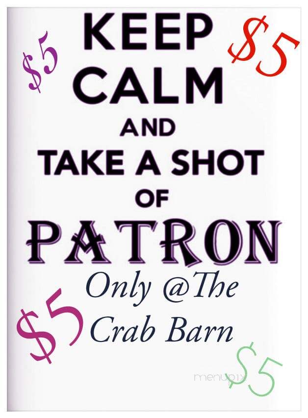 Gettin Crabby At The Crab Barn - Reading, PA menu_pic