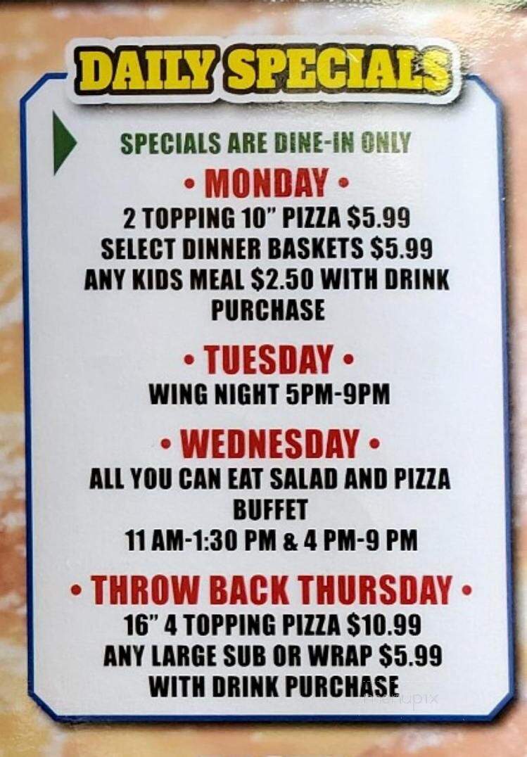 Spanky's Pizza - Carey, OH