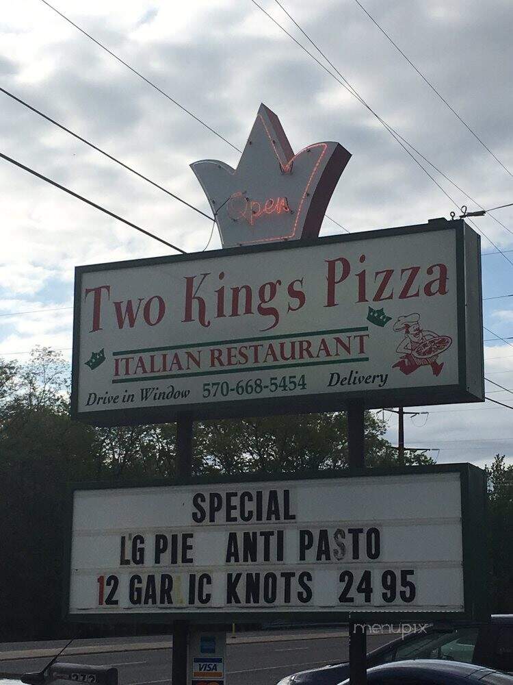 Two King's Pizzeria - Tamaqua, PA menu_pic