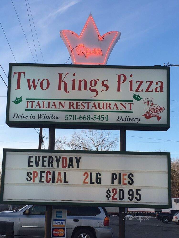 Two King's Pizzeria - Tamaqua, PA menu_pic