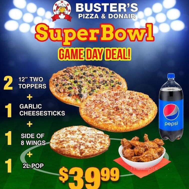 Buster's Pizza - Grande Prairie, AB menu_pic
