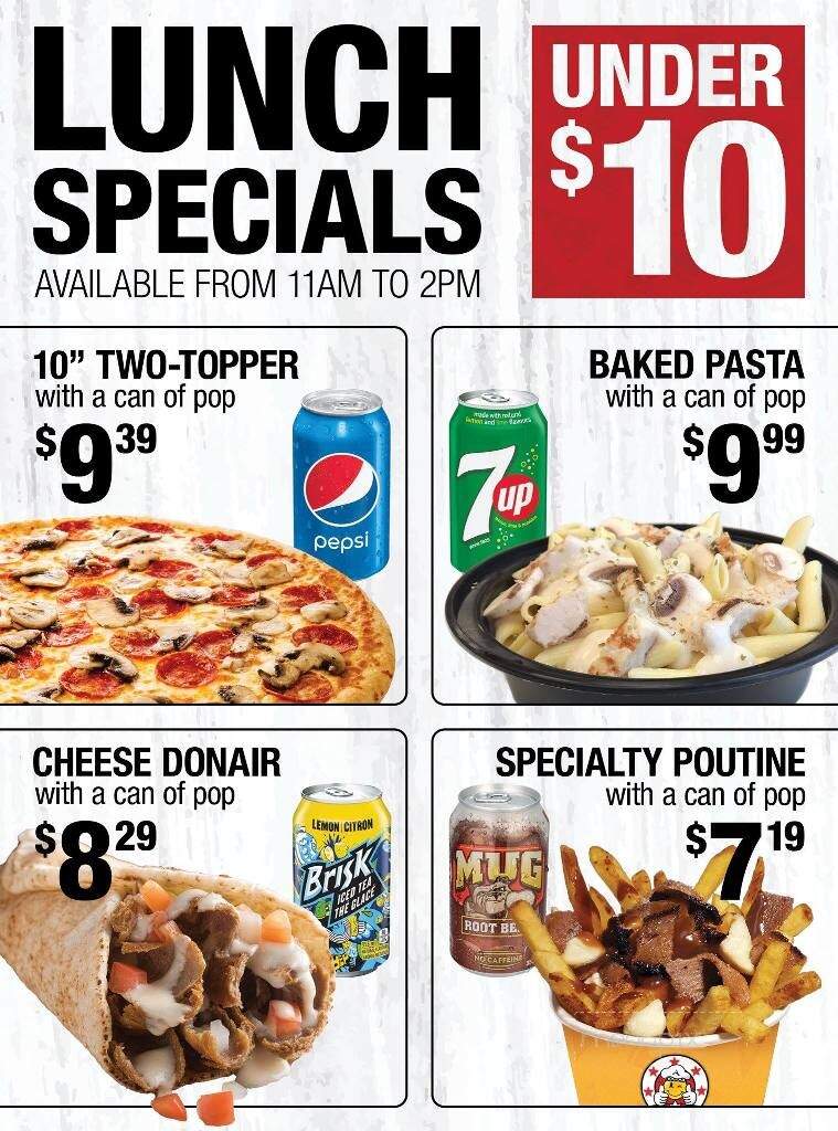 Buster's Pizza - Grande Prairie, AB menu_pic