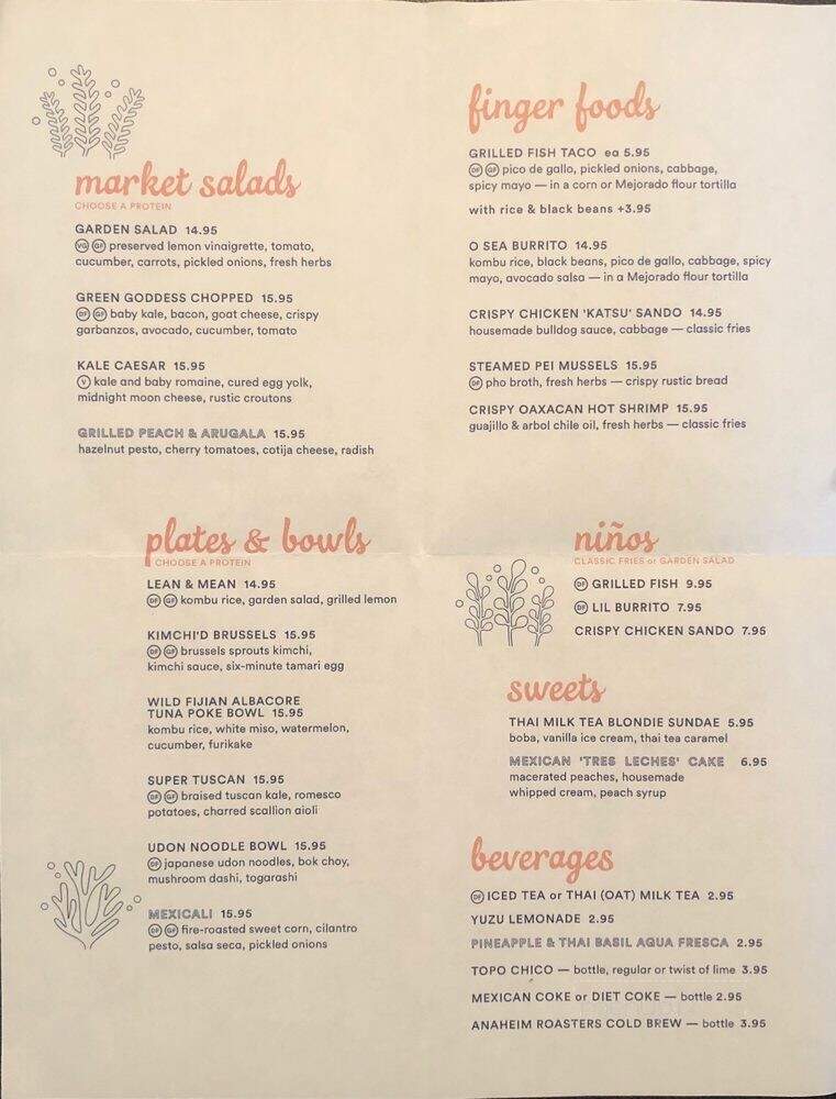O Sea - Orange, CA menu_pic