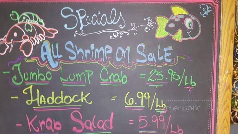 Northampton Seafood - Northampton, PA menu_pic