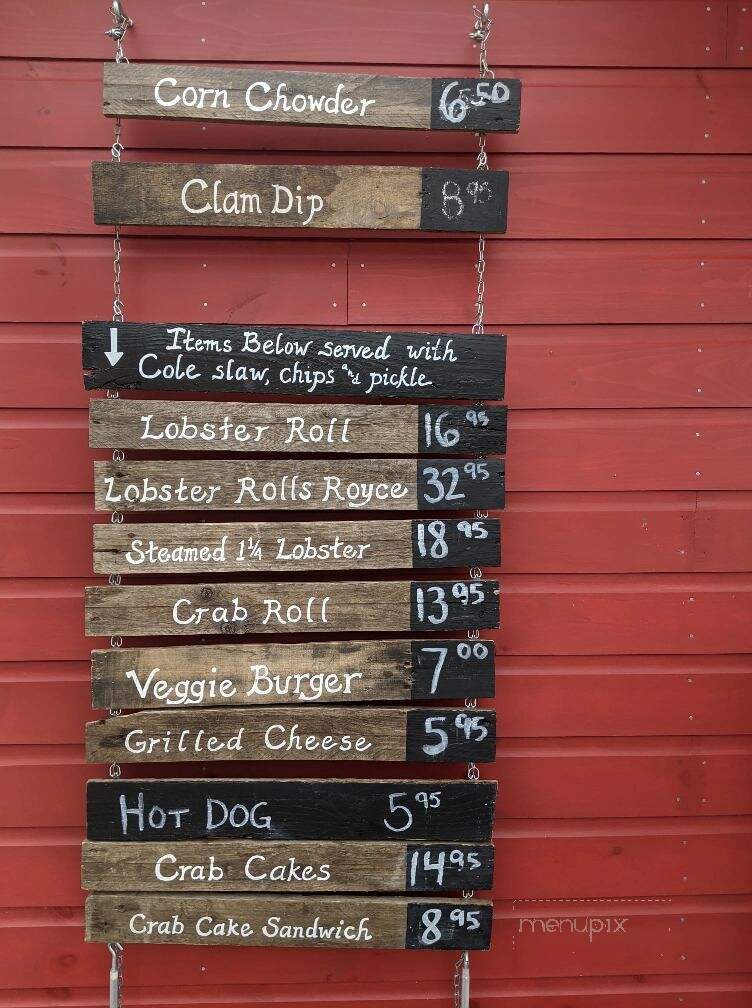 McLoons Lobster Shack - South Thomaston, ME menu_pic