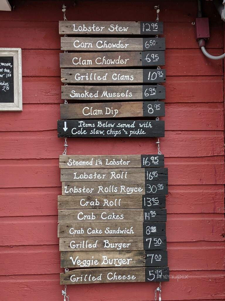 McLoons Lobster Shack - South Thomaston, ME menu_pic
