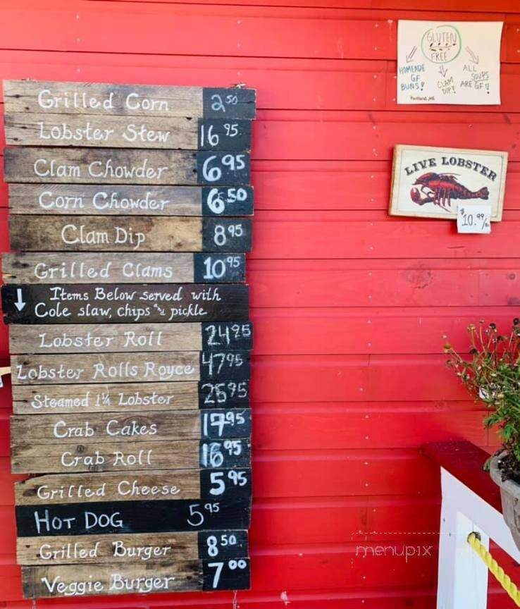 McLoons Lobster Shack - South Thomaston, ME menu_pic