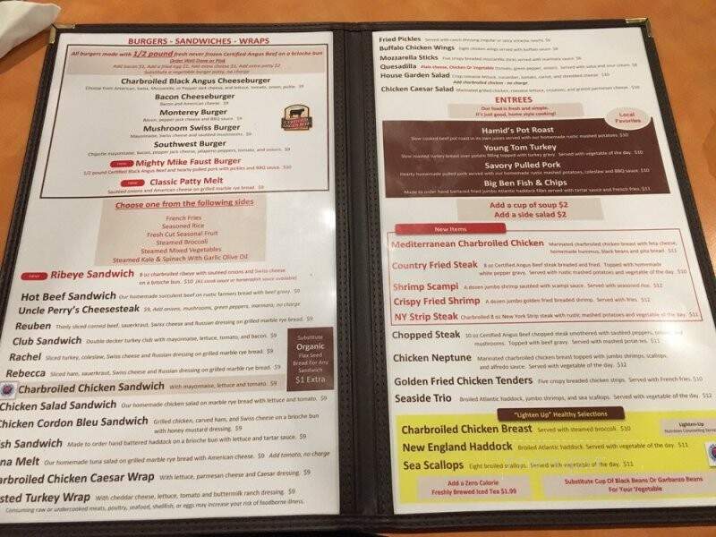 Wyomissing Family Restaurant - Wyomissing, PA menu_pic