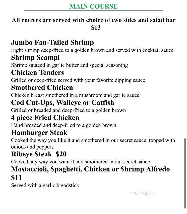 Bunker's Bar and Grill - Okawville, IL menu_pic