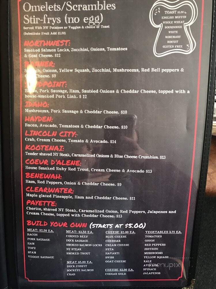The Garnet Cafe - Coeur D'Alene, ID menu_pic
