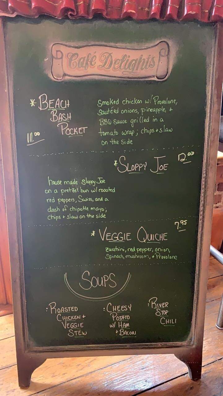 River Stop Cafe - Newaygo, MI menu_pic