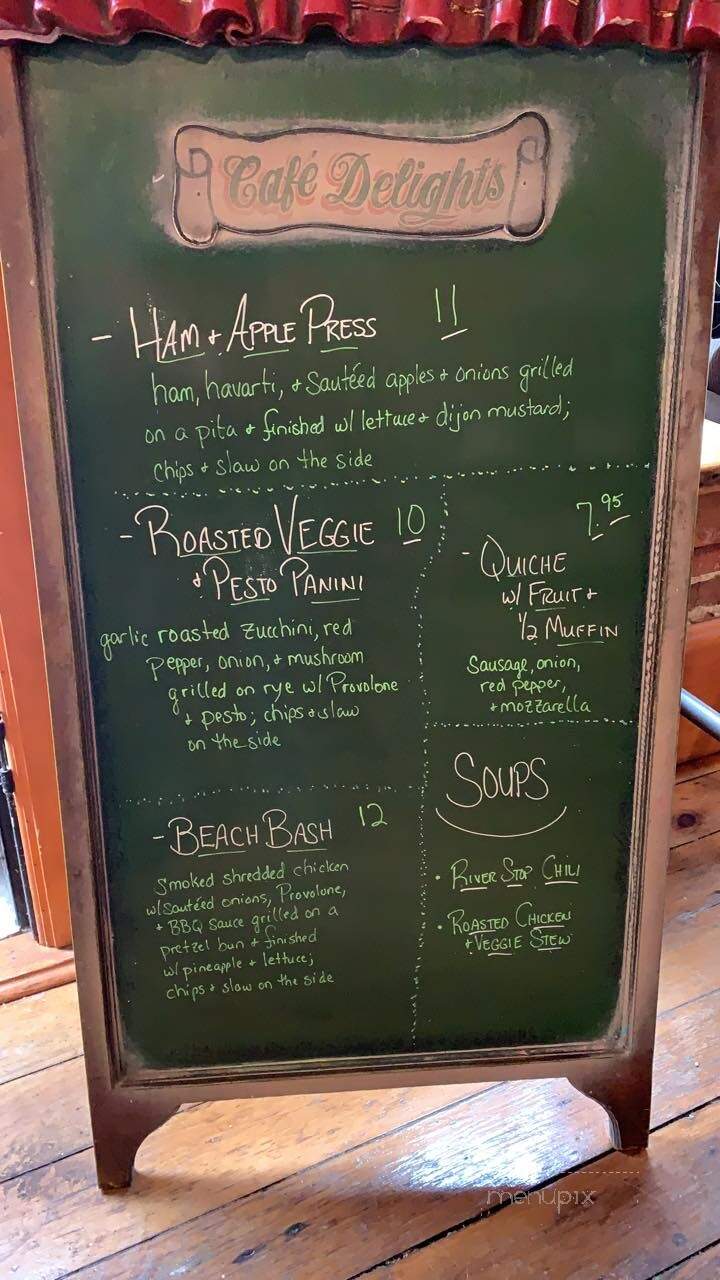 River Stop Cafe - Newaygo, MI menu_pic