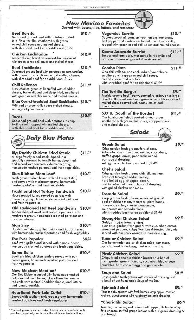 Vic's Daily Cafe - Albuquerque, NM menu_pic