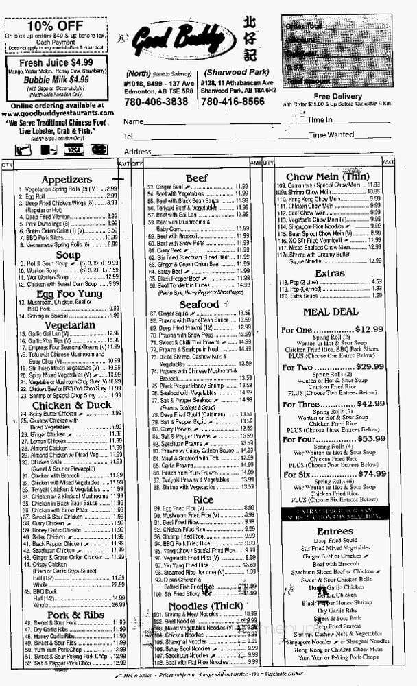 Good Buddy Dim Sum Chinese Restaurant - Sherwood Park, AB