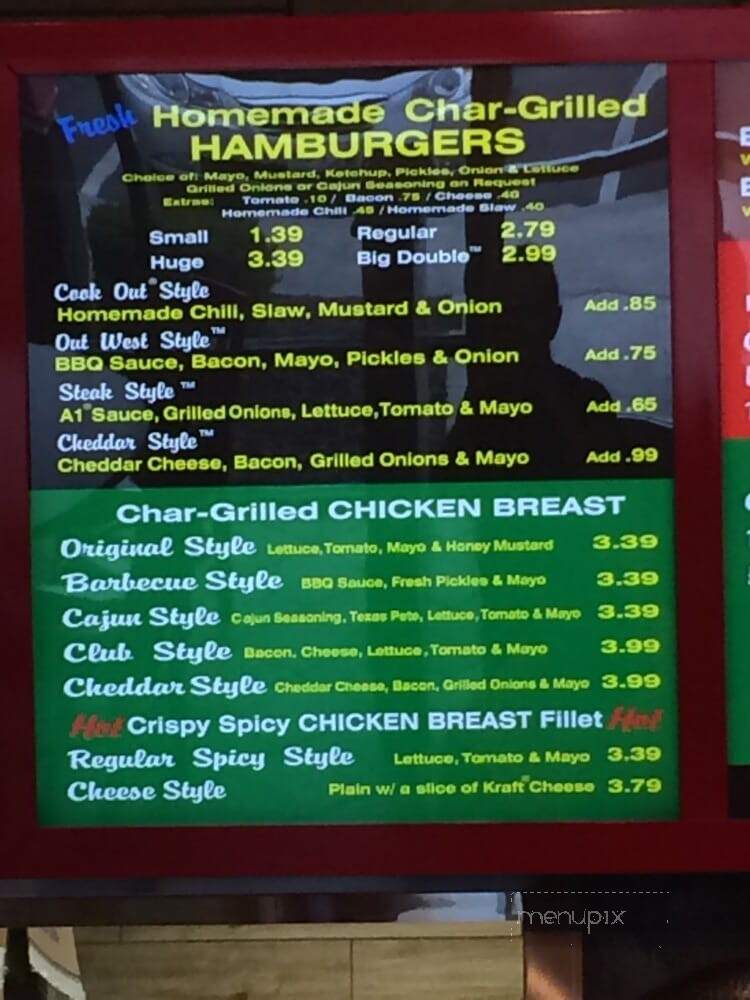 Cook Out - Salisbury, MD menu_pic