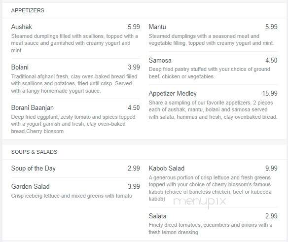 Cherry Blossom Restaurant & Banquet Hall - Sterling, VA menu_pic