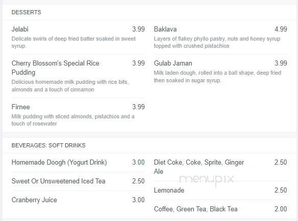 Cherry Blossom Restaurant & Banquet Hall - Sterling, VA menu_pic