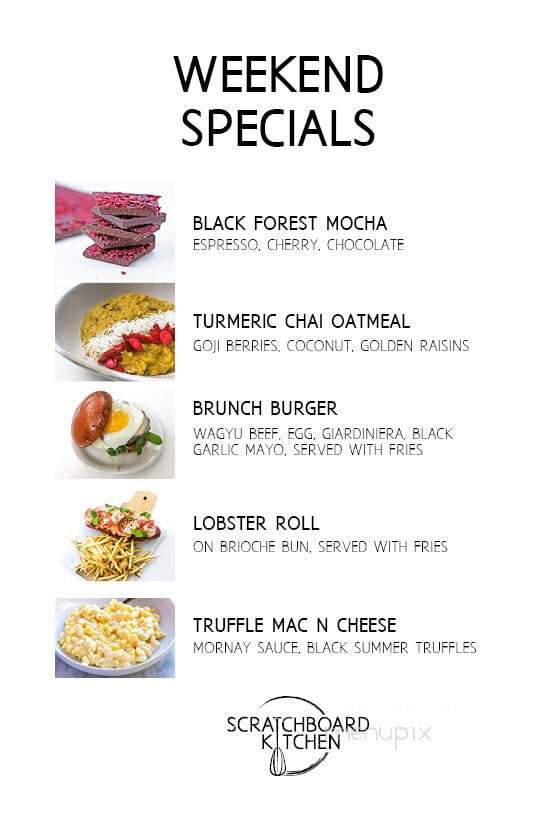 Scratchboard Kitchen - Arlington Heights, IL menu_pic