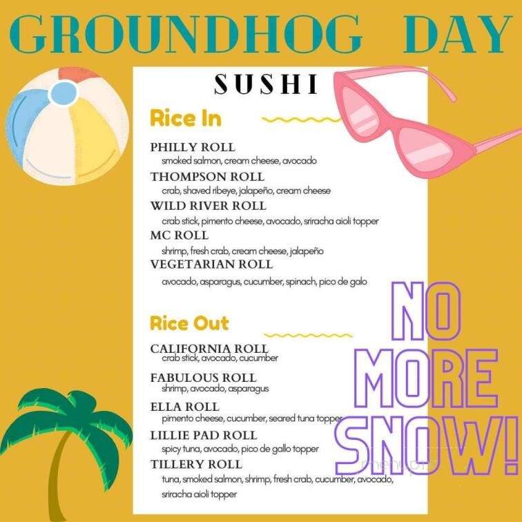 River Wild - Mount Gilead, NC menu_pic