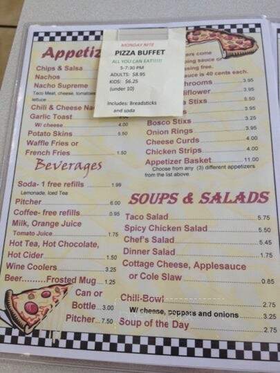Pizza Place - Center Point, IA menu_pic