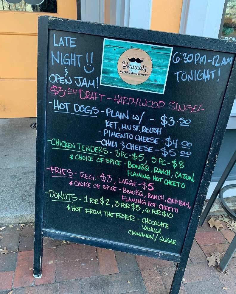 Beaunuts - Petersburg, VA menu_pic