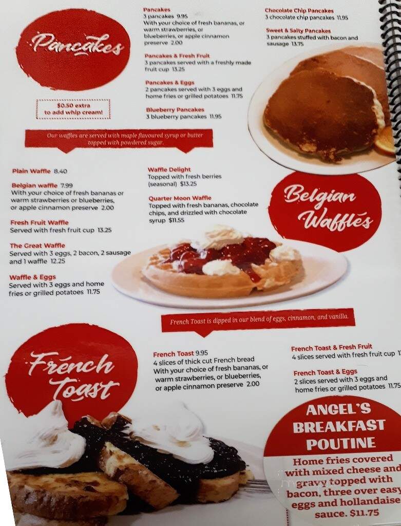 Angel's Diner - Brantford, ON menu_pic