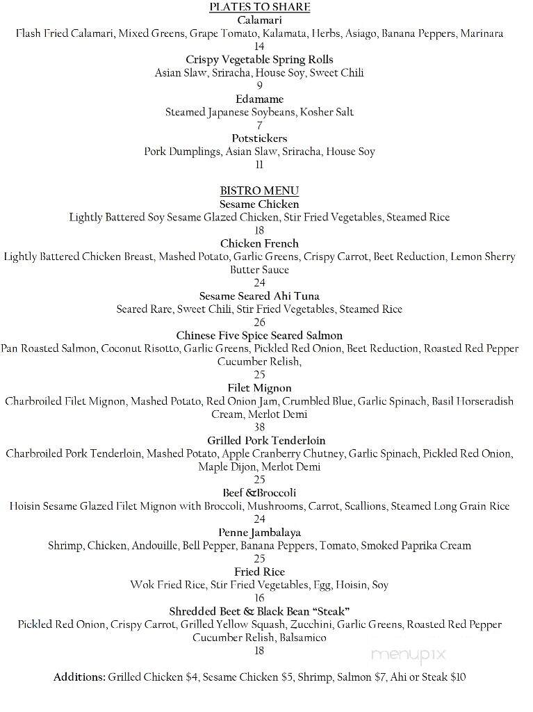 The Hollow Bistro and Brew - Clarence, NY menu_pic
