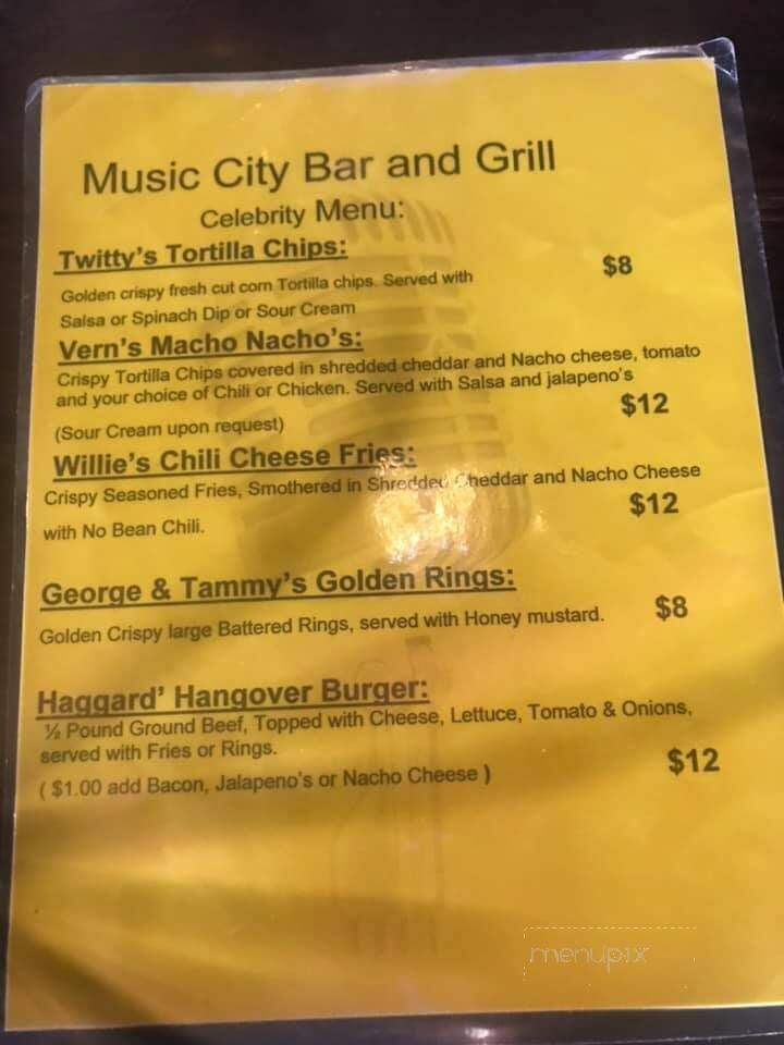 Music City Bar & Grill - Nashville, TN