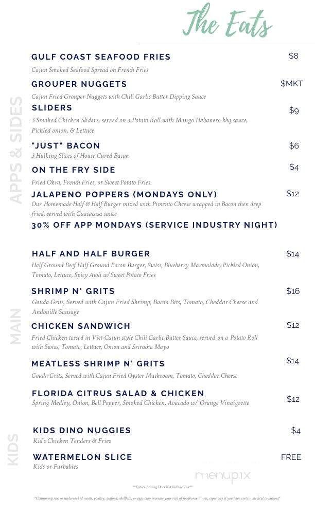 Bayboro Brewing - St. Petersburg, FL menu_pic