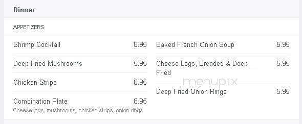 Maxson Restaurant & Riverboat - Oregon, IL menu_pic