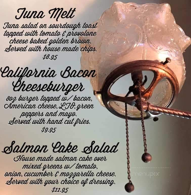 Bowers Hotel - Bowers, PA menu_pic