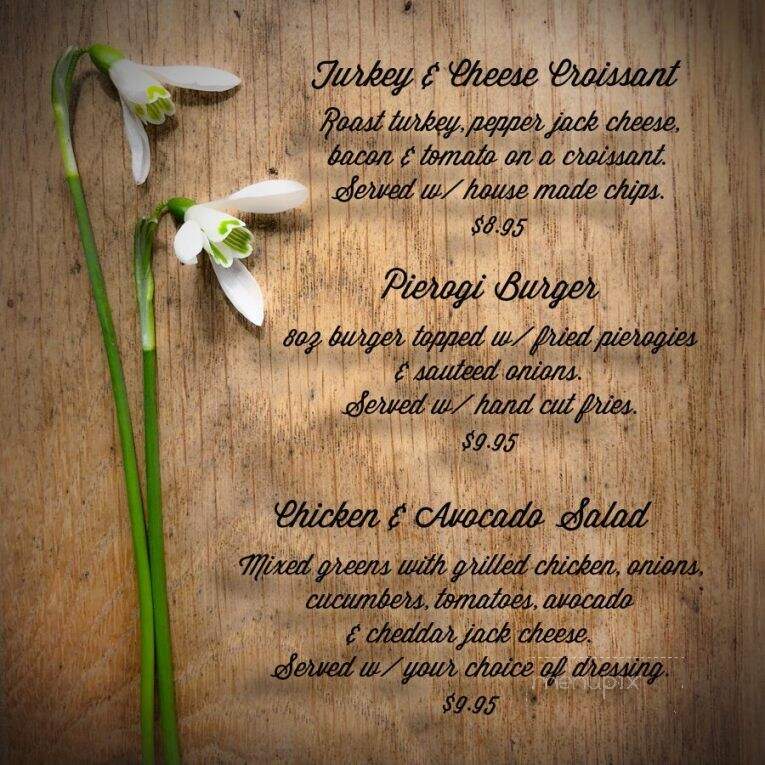 Bowers Hotel - Bowers, PA menu_pic