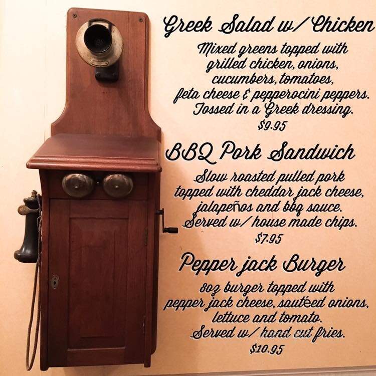 Bowers Hotel - Bowers, PA menu_pic