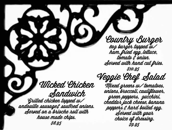 Bowers Hotel - Bowers, PA menu_pic
