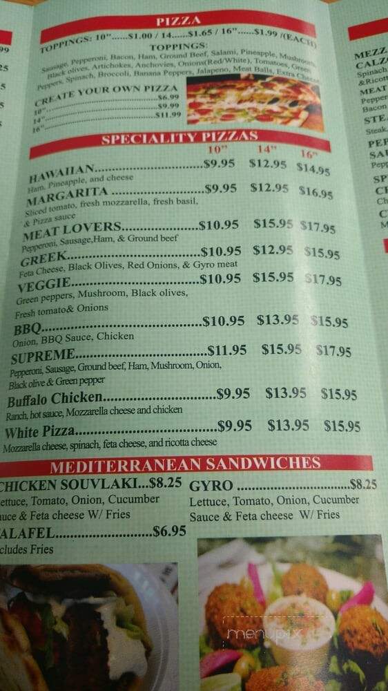 Sam and Joe's Pizza & Subs - Manassas, VA menu_pic