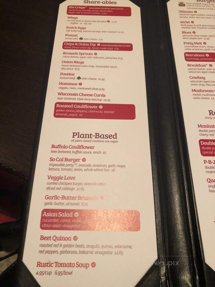Red Cow - St. Paul, MN menu_pic