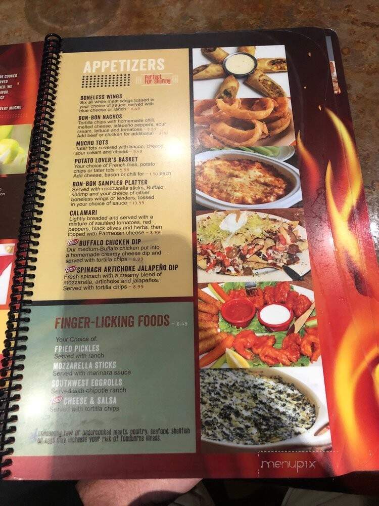 BonBon Wings and Grill - Greensboro, NC menu_pic