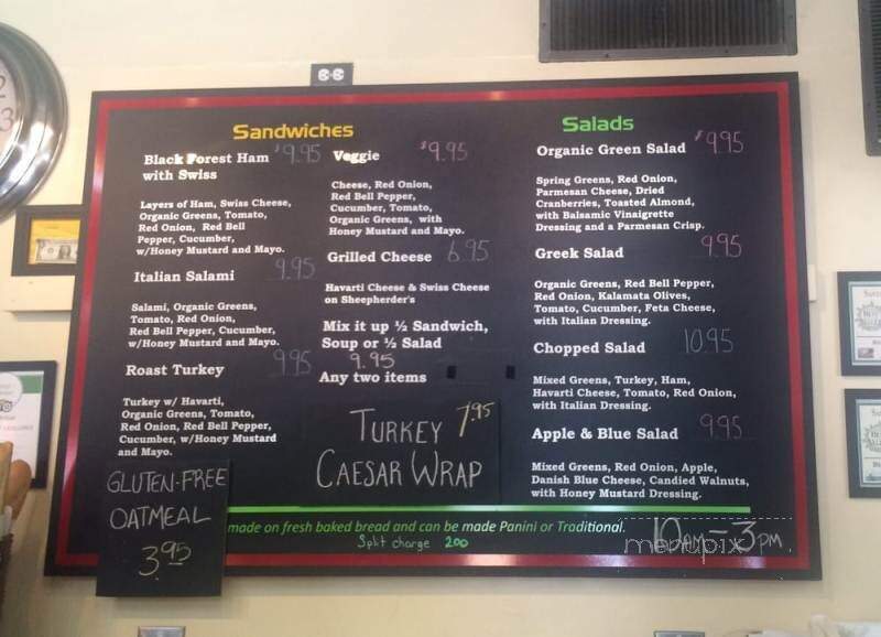 Birkholm's Bakery - Solvang, CA menu_pic