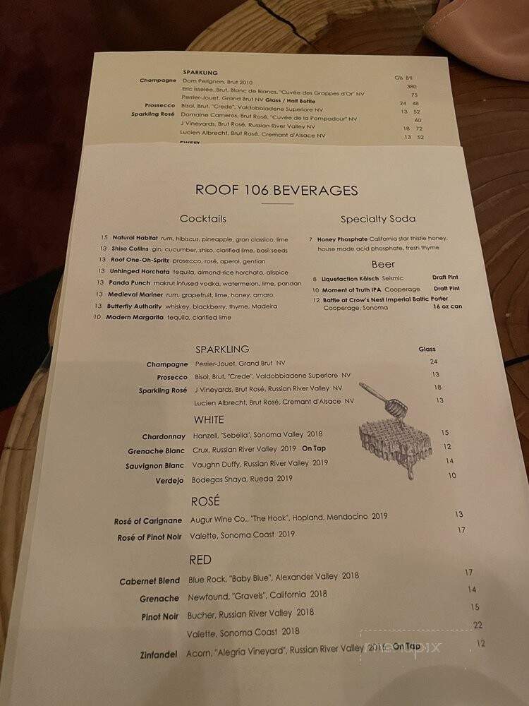 The Matheson - Healdsburg, CA menu_pic