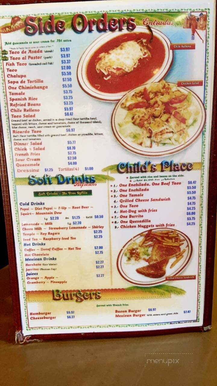 La Ramada - Walla Walla, WA menu_pic