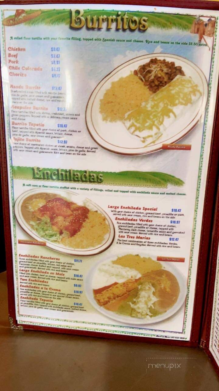 La Ramada - Walla Walla, WA menu_pic
