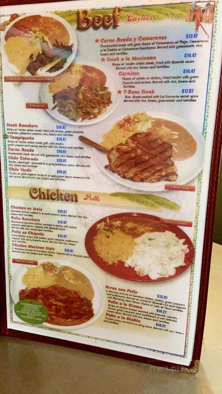 La Ramada - Walla Walla, WA menu_pic