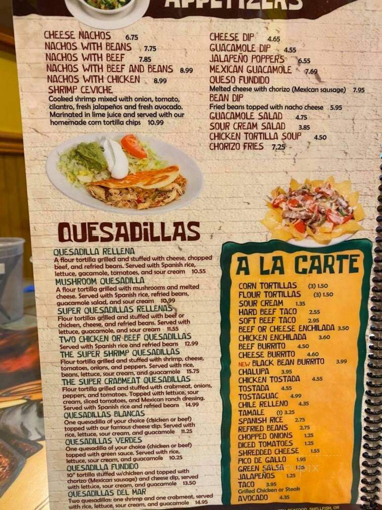 El Canelo - Hamburg, NY menu_pic