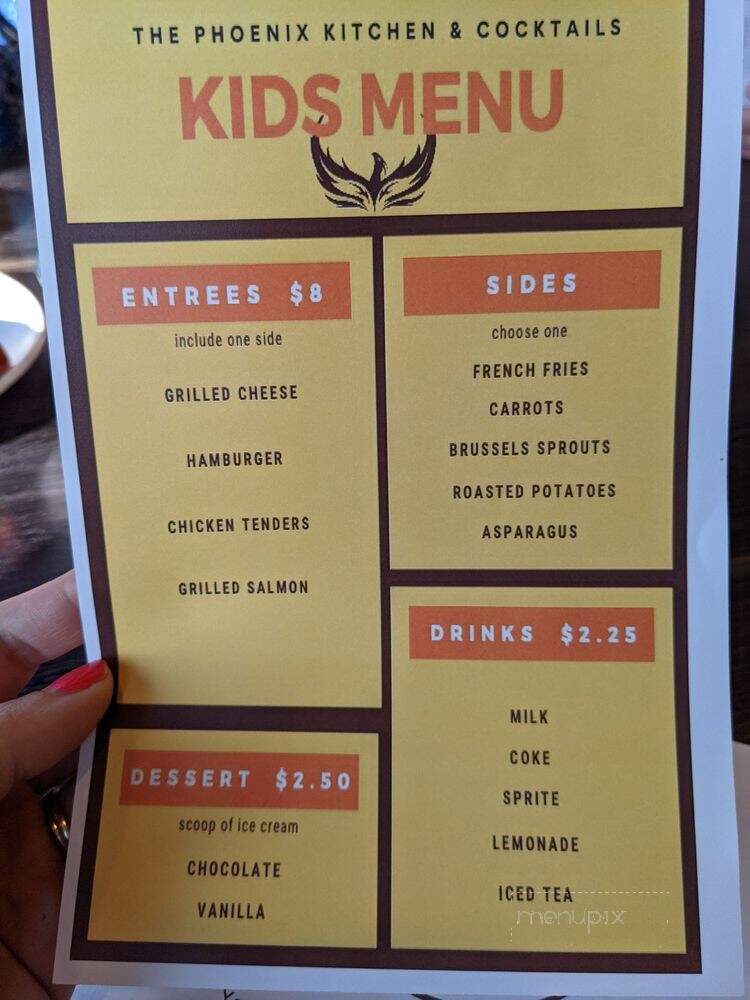The Phoenix Kitchen - Homer Glen, IL menu_pic
