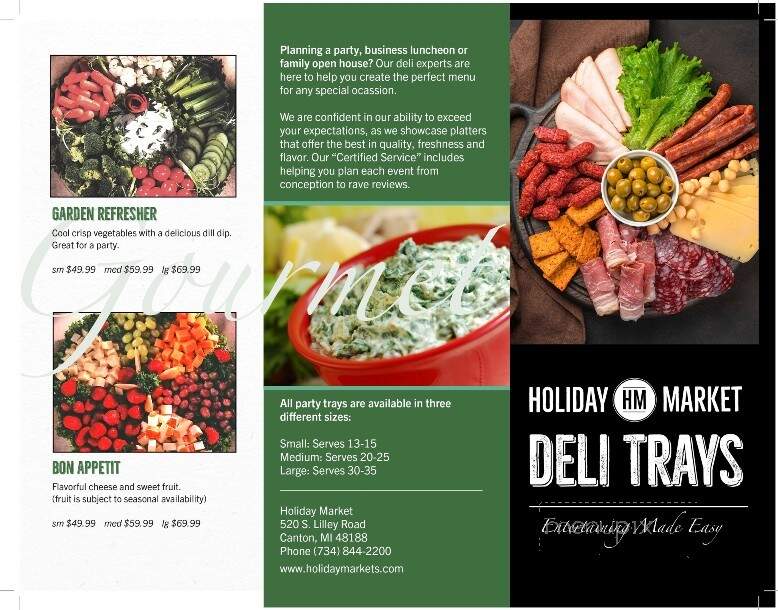 Holiday Market - Canton, MI menu_pic