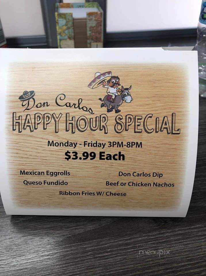 Don Carlos - Chaffee, MO menu_pic