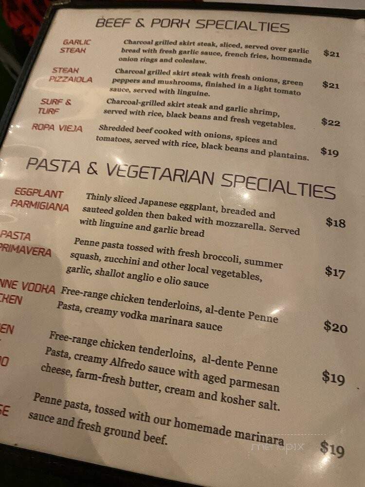 Enigma Bistro - Delray Beach, FL menu_pic