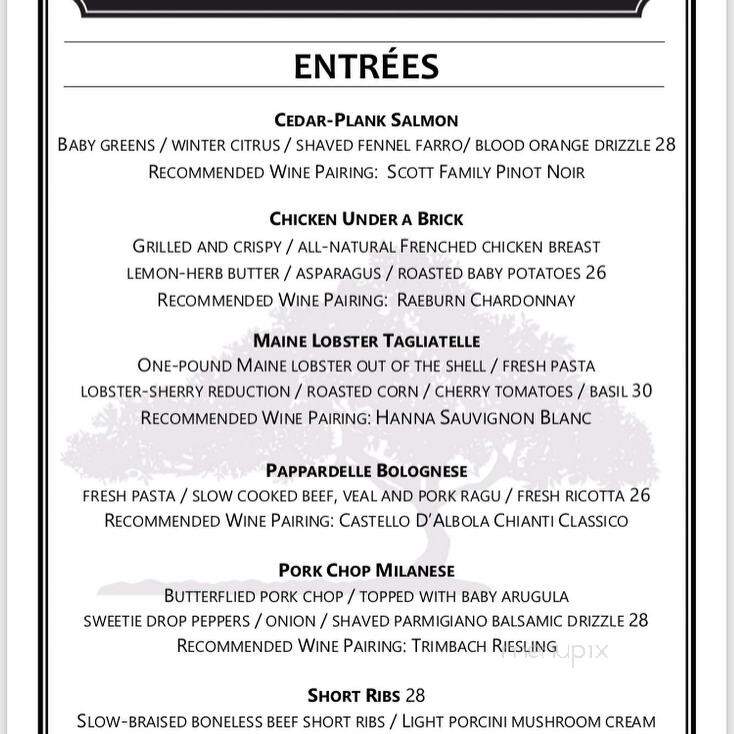 Victory Park Tavern - Rumson, NJ menu_pic
