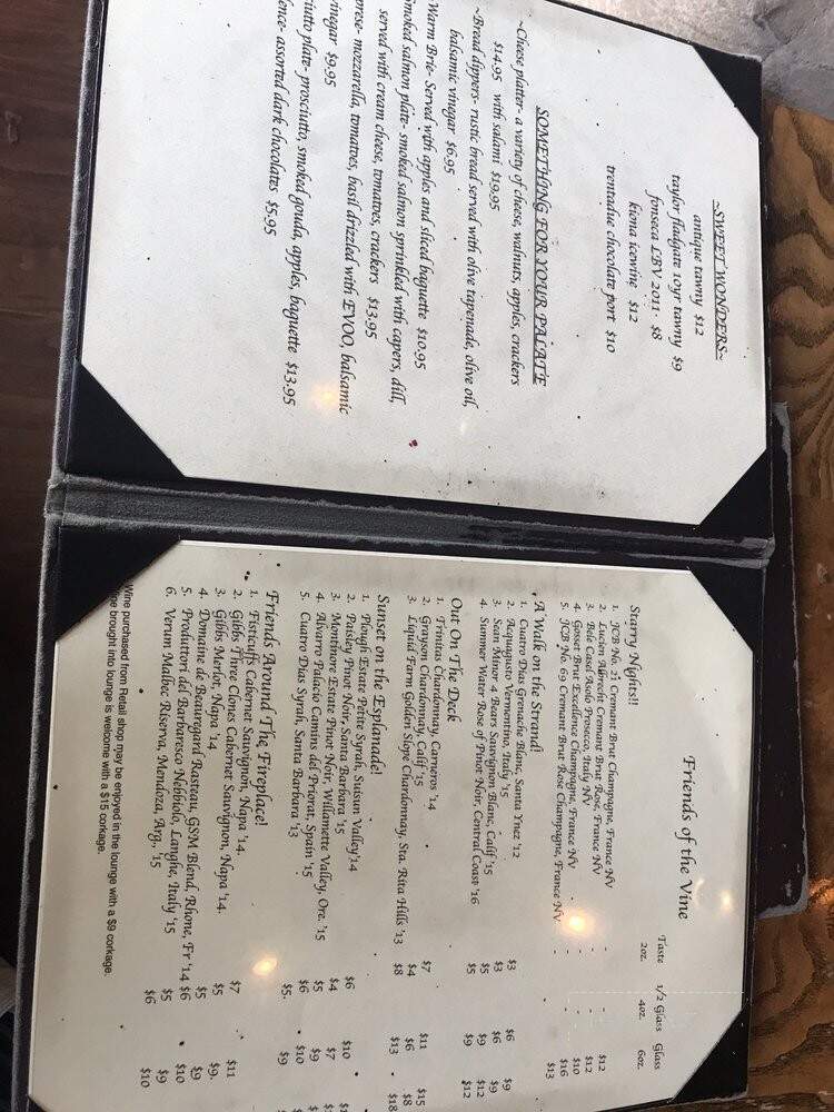 Friends of the Vine - Redondo Beach, CA menu_pic