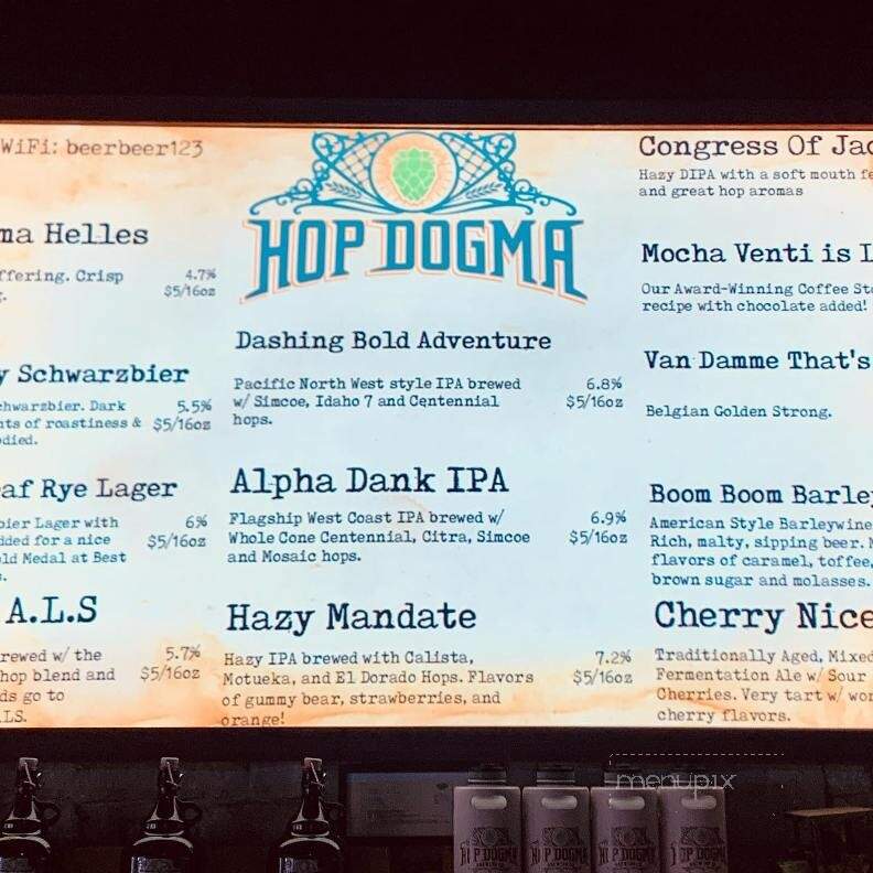 Hop Dogma Brewing Company - El Granada, CA